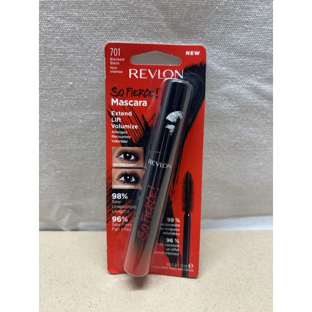 Revlon So Fierce Mascara 701 Blackest Black 0.25 oz New Sealed